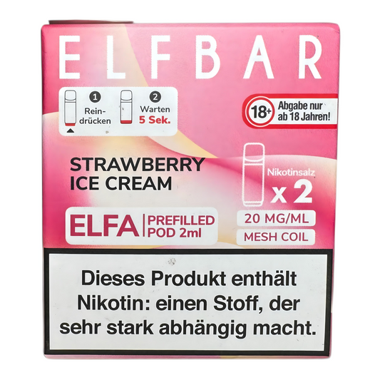 Elfbar ELFA Pods Strawberry Ice Cream