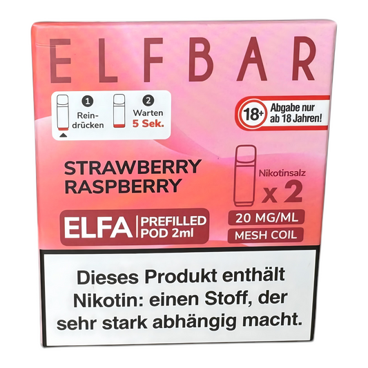 Elfbar ELFA Pods Strawberry Raspberry